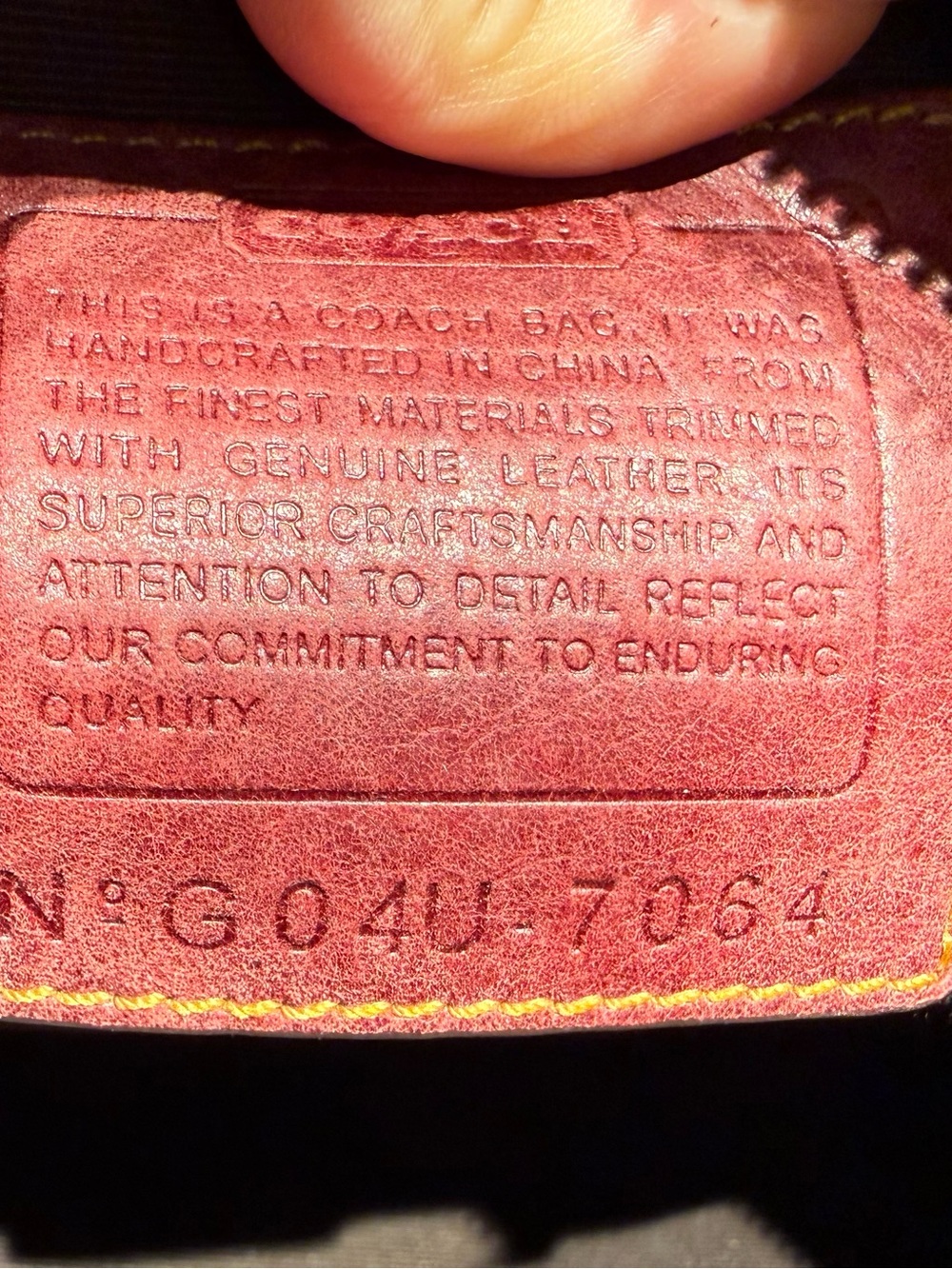 Rare Vintage 2004 Coach Special Edition Bleecker 7064 Satchel Suede Signature - Picture 9 of 10